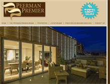 Tablet Screenshot of peermanpremier.com